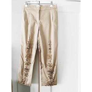 J. Crew Collection Rhinestone Pants